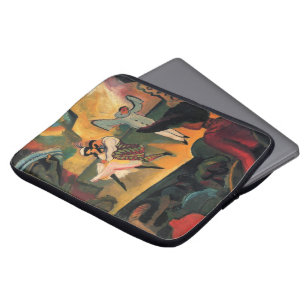 Capa Para Notebook Ballet Russes, Balé Russo por August Macke