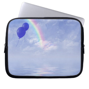 Capa Para Notebook Balões azuis