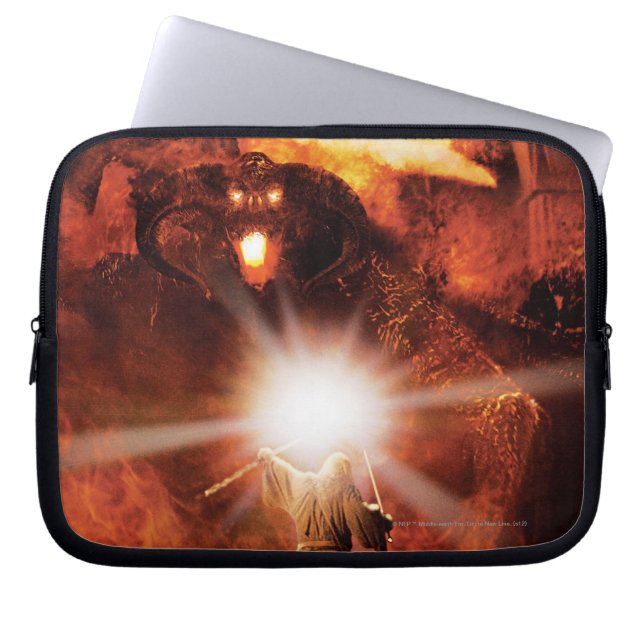 Capa Para Notebook Balrog Versus GANDALF™ (Frente)