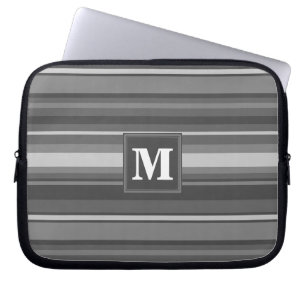 Capa Para Notebook Banda cinza monográfica