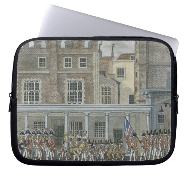 Capa Para Notebook Banda militar no palácio de St James, tarde 18o (Frente)