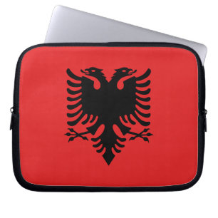 Capa Para Notebook Bandeira albanesa patriótica