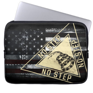 Capa Para Notebook Bandeira Americana Aviação Militar Cobra Gadsden