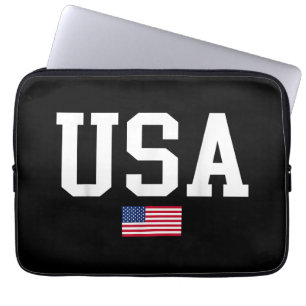 Capa Para Notebook Bandeira Americana Patriótica dos EUA Para Homens