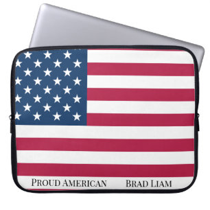 Capa Para Notebook Bandeira Americana Patriótica Orgulhosa dos EUA