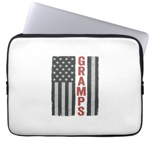 Capa Para Notebook Bandeira Americana Vintage Patriótico Gramps Vecto