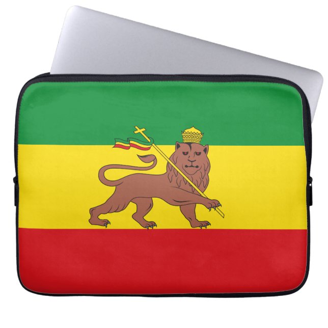Capa Para Notebook Bandeira antiga da Etiópia (Frente)
