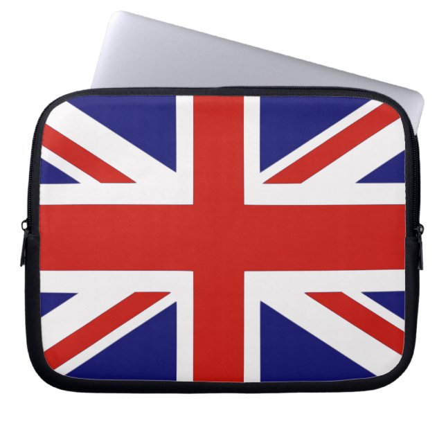Capa Para Notebook Bandeira britânica (Frente)