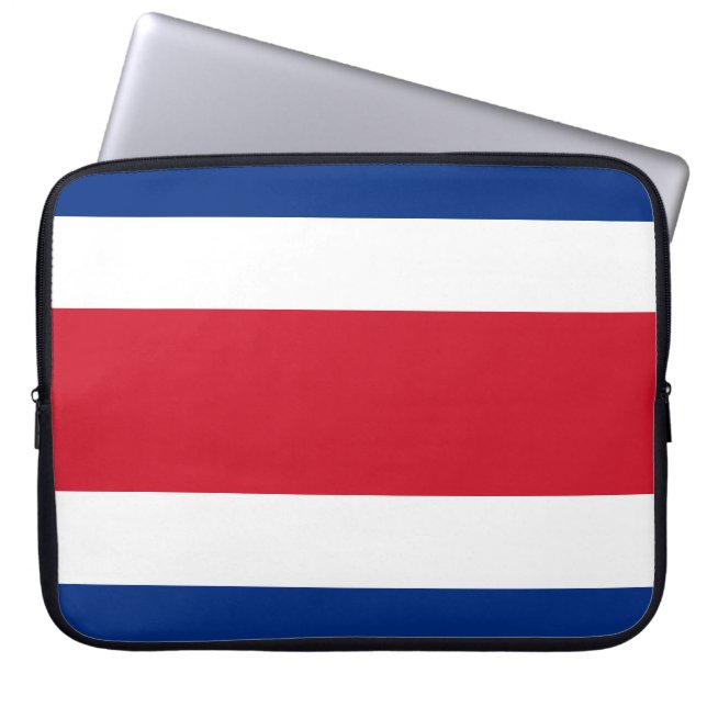 Capa Para Notebook Bandeira Costa Rica (Frente)