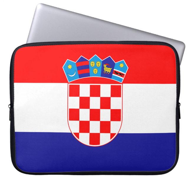 Capa Para Notebook Bandeira Croata Patriótica (Frente)