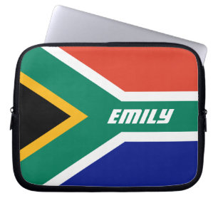 Capa Para Notebook Bandeira da África do Sul Personalizada