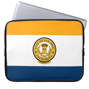Capa Para Notebook Bandeira da cidade de San José (Califórnia)