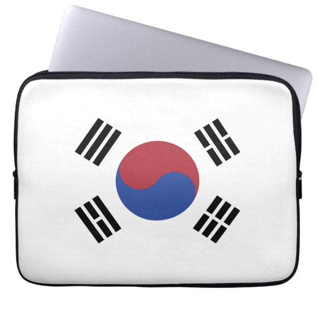 Capa Para Notebook Bandeira da Coreia do Sul (Frente)