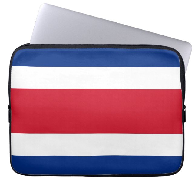Capa Para Notebook bandeira da Costa Rica (Frente)