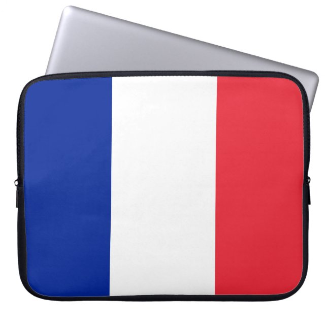 Capa Para Notebook Bandeira da França (Frente)