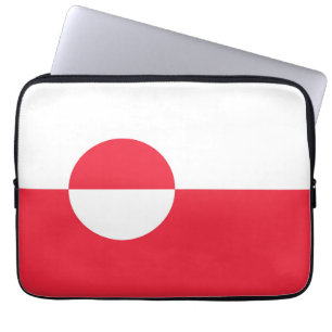 Capa Para Notebook Bandeira da Gronelândia
