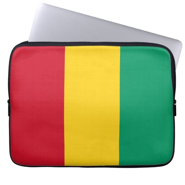Capa Para Notebook bandeira da Guiné (Frente)