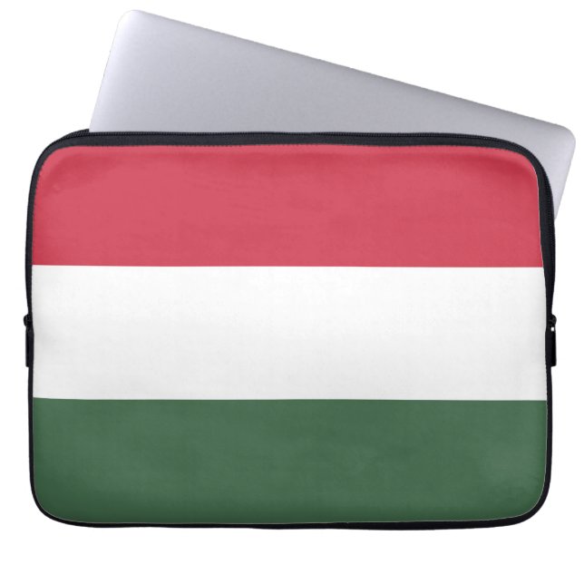 Capa Para Notebook Bandeira da Hungria (Frente)