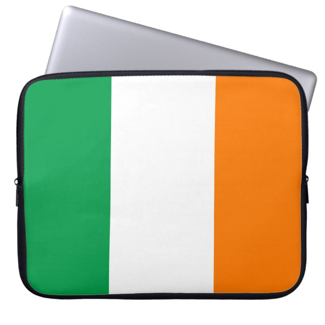 Capa Para Notebook Bandeira da Irlanda (Frente)