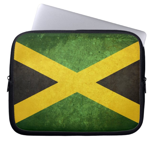 Capa Para Notebook Bandeira da Jamaica (Frente)