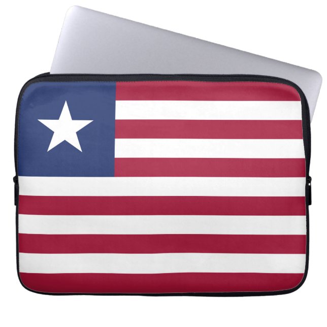 Capa Para Notebook Bandeira da Libéria (Frente)