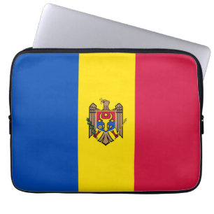 Capa Para Notebook Bandeira da Moldávia