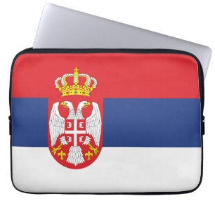 Capa Para Notebook Bandeira da Sérvia