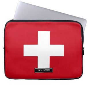 Capa Para Notebook Bandeira da suiça