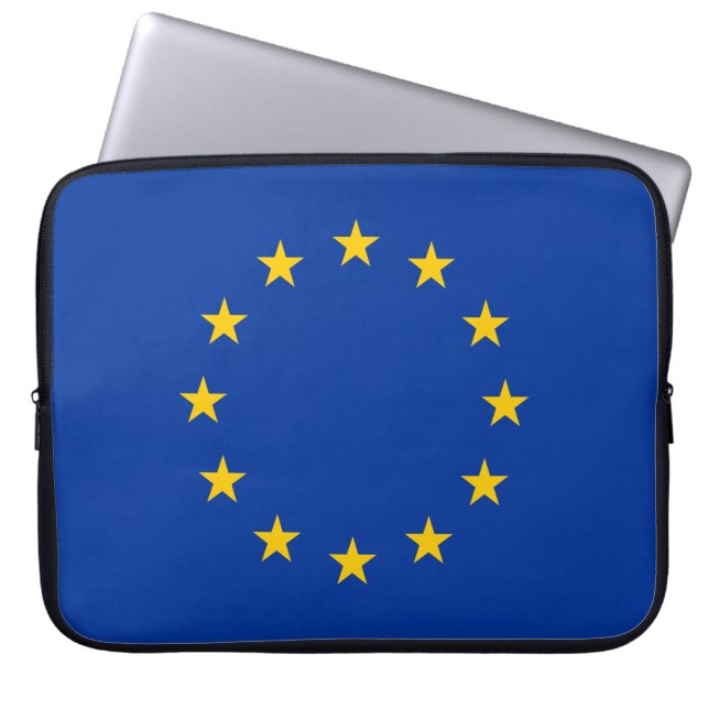Capa Para Notebook Bandeira da União Europeia (UE) (Europa) (Frente)