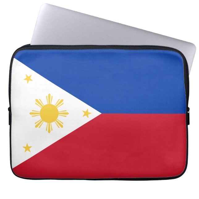 Capa Para Notebook Bandeira das Filipinas (Frente)