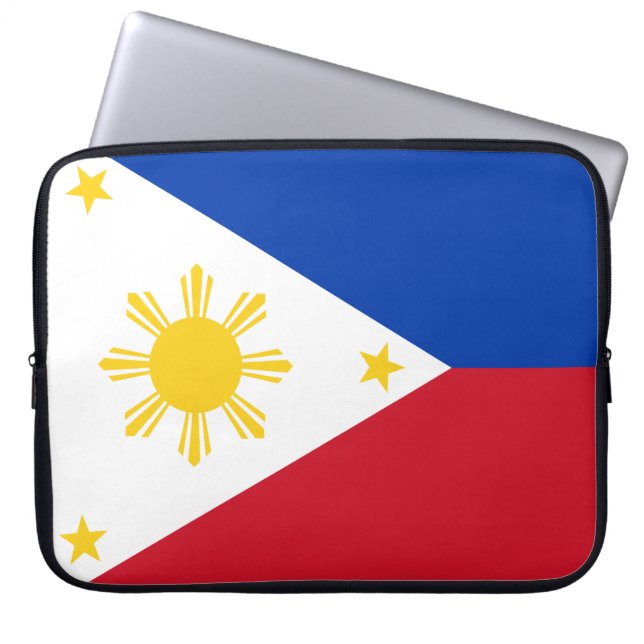 Capa Para Notebook Bandeira das Filipinas (Frente)