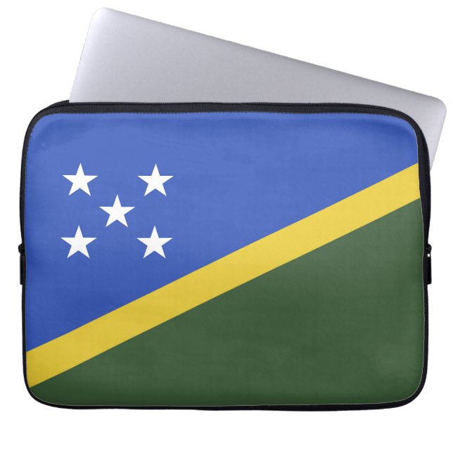Capa Para Notebook bandeira das Ilhas Salomão (Frente)