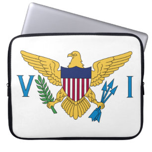 Capa Para Notebook Bandeira das Ilhas Virgens dos Estados Unidos
