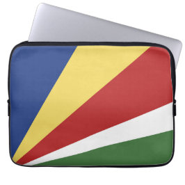 Capa Para Notebook Bandeira das Seychelles