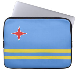 Capa Para Notebook Bandeira de Aruba
