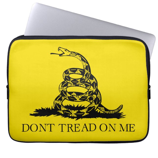 Capa Para Notebook Bandeira de Gadsden Rattlesnake: Guerra Revolucion (Frente)