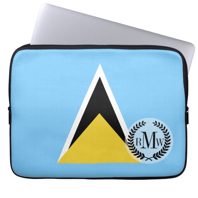 Capa Para Notebook Bandeira de Lucia de santo (Frente)