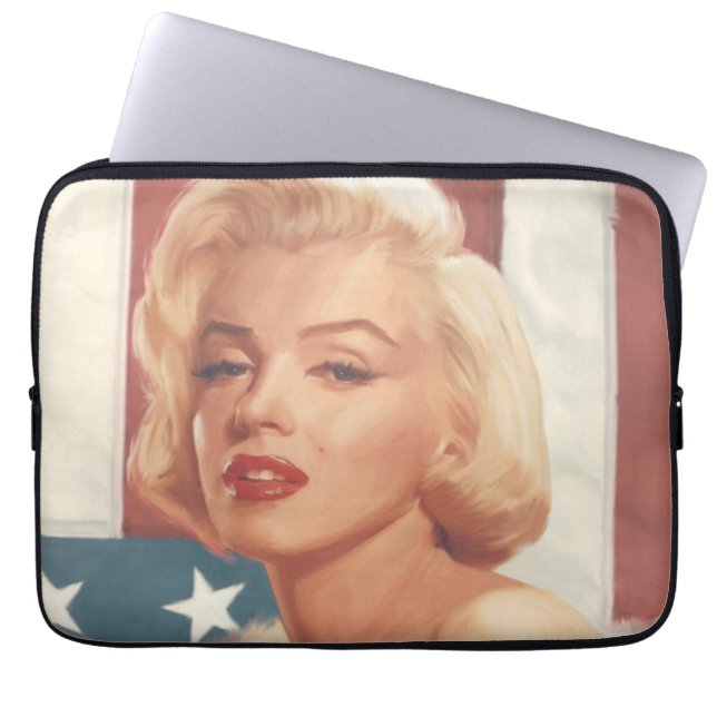 Capa Para Notebook Bandeira de Marilyn (Frente)