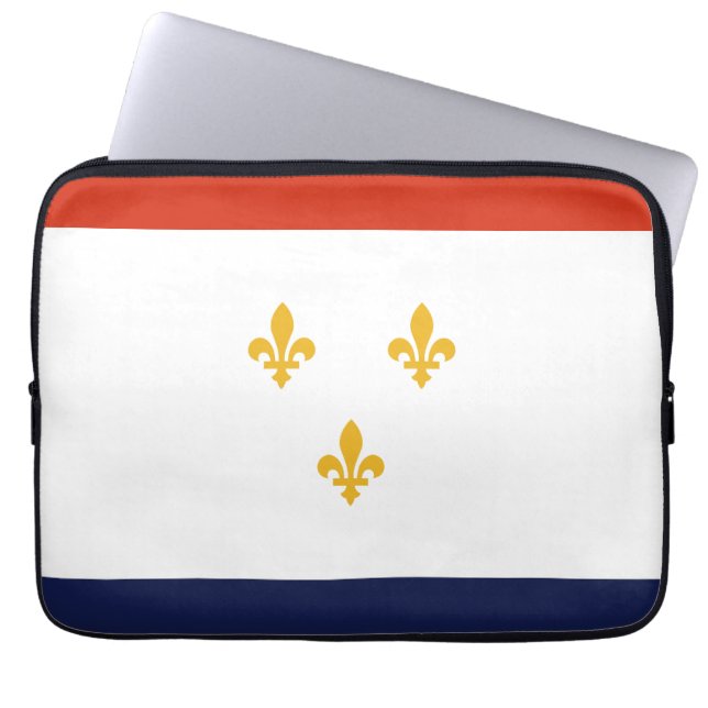 Capa Para Notebook Bandeira de Nova Orleans (Frente)