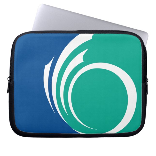 Capa Para Notebook Bandeira de Ottawa na Capinha de Laptop (Frente)