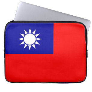 Capa Para Notebook Bandeira de Taiwan: República da China, Taipé Chin