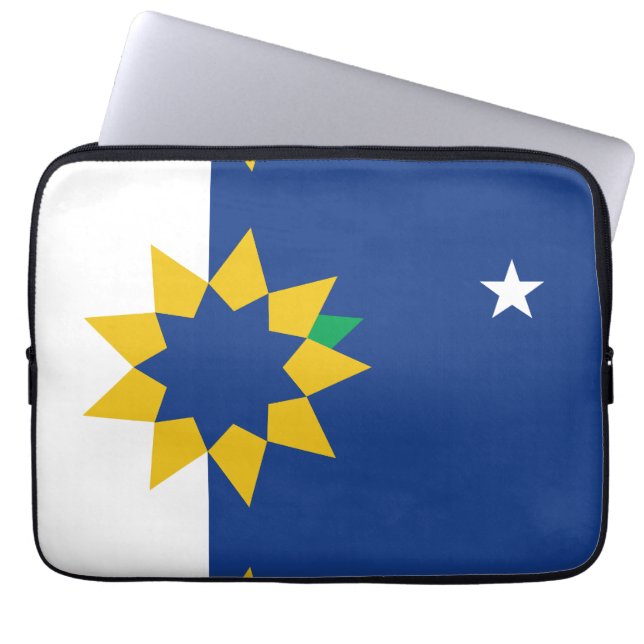 Capa Para Notebook Bandeira de Topeka, Kansas (Frente)