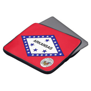 Capa Para Notebook Bandeira do Arkansas