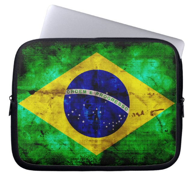 Capa Para Notebook Bandeira do Brasil Encontrada (Frente)