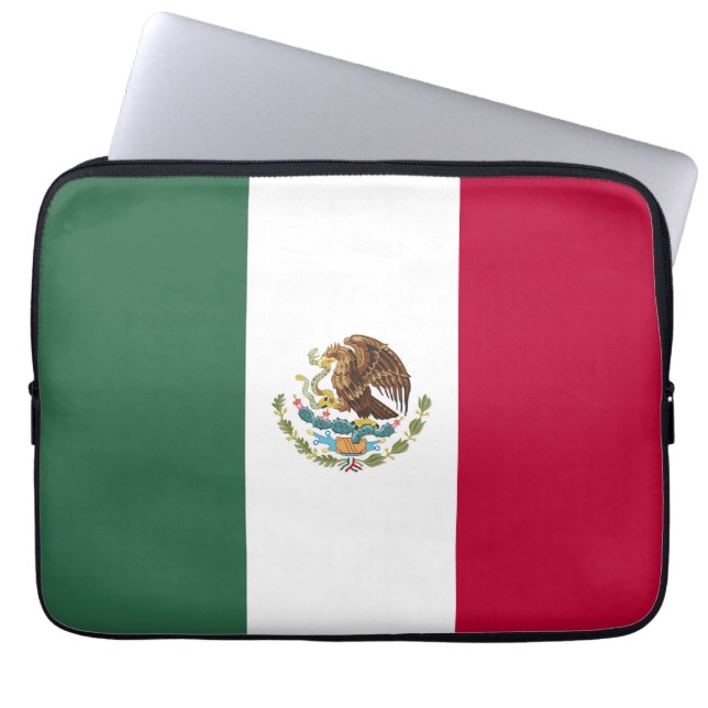 Capa Para Notebook Bandeira do México (Frente)