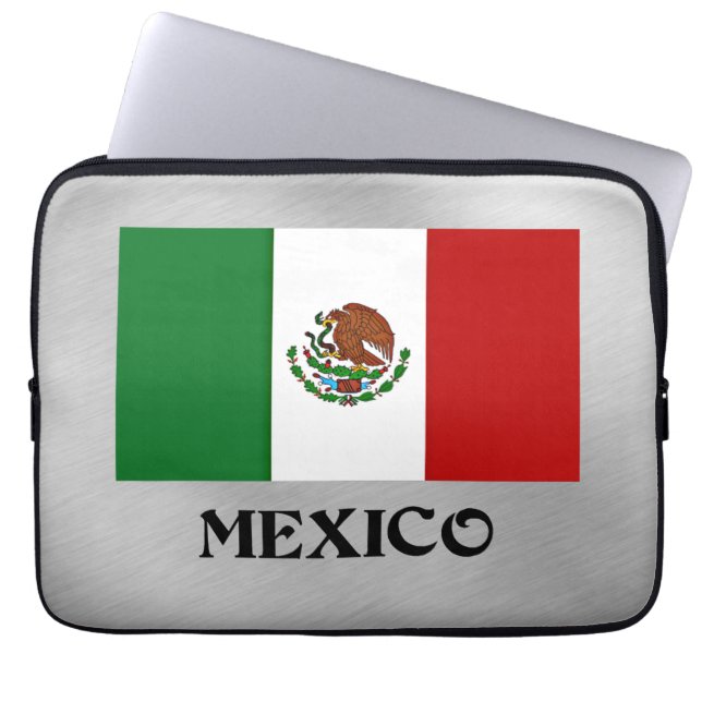 Capa Para Notebook Bandeira do México (Frente)