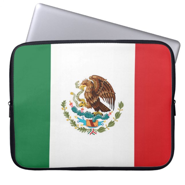 Capa Para Notebook Bandeira do México (Frente)