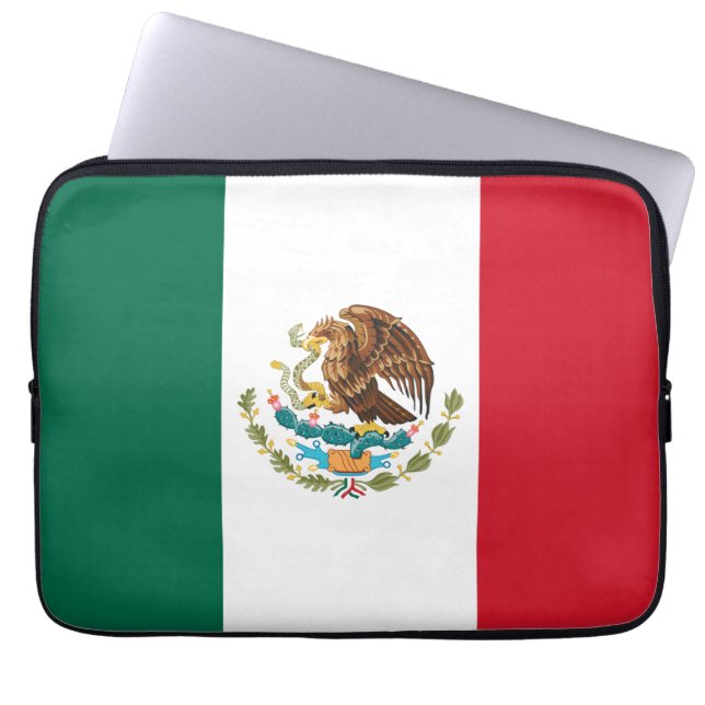 Capa Para Notebook Bandeira do México, Bandeira da República Mexicana (Frente)