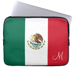 Capa Para Notebook Bandeira do México Monograma