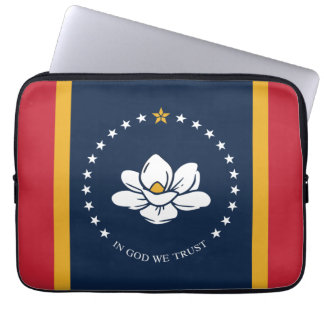 Capa Para Notebook Bandeira do Mississippi - Nova Bandeira da Magnóli